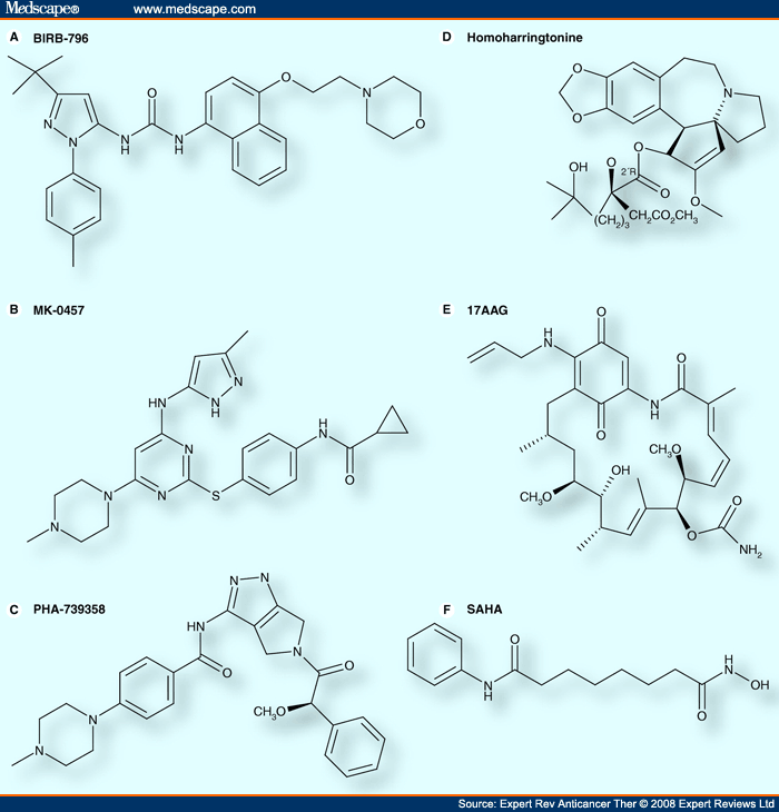 17-AAG: 17-allylaminogeldanamycin; SAHA = Suberoylanilide hydroxamic acid.