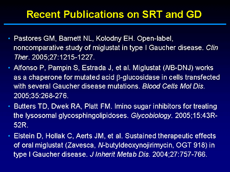 Recent Publications on SRT and GD