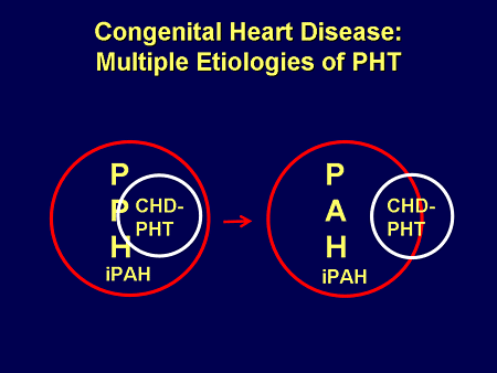 Congenital Heart Disease: Multiple Etiologies of PHT