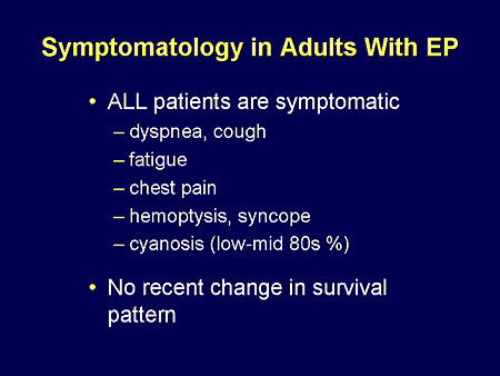 Symptomatology in Adults With EP