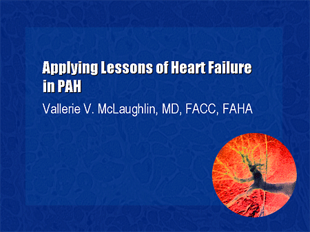 Applying Lessons of Heart Failure in PAH
