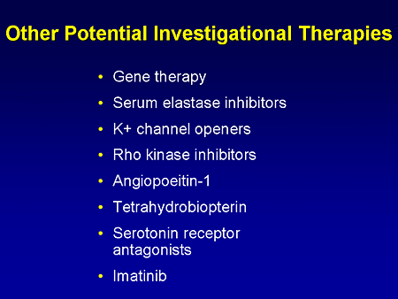 Other Potential Investigational Therapies