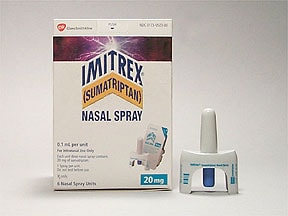 imitrex nasal dosing