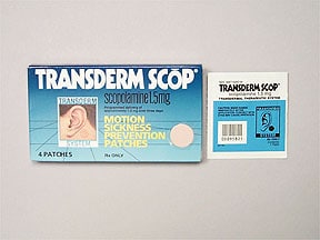 transdermal scopolamine patch side effects