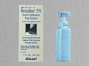 betadine ophthalmic solution prep eye