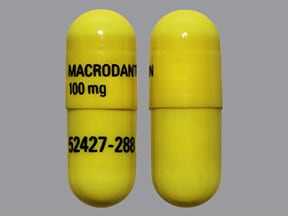 possible side effects for nitrofurantoin mono pill