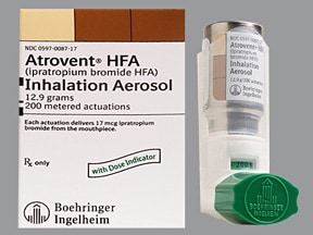 Atrovent HFA Inhalation Uses Side Effects Interactions Pictures