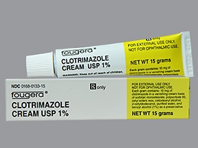 What is clotrimazole cream used for?