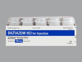 diltiazem infusion dosage