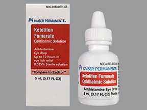 ketotifen fumarate ophthalmic solution dosage