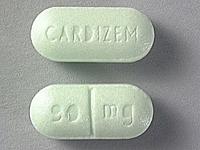 what does diltiazem er 120 mg look like
