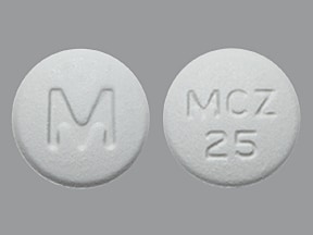 Meclizine 25 Mg Otc