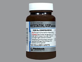 directions for nystatin swish and swallow