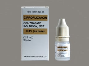 can you use ciprofloxacin eye drops in the ear