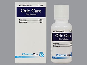 Otic Care (antipyrine) Drug information on Uses, Side Effects