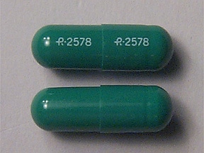 dark green pill