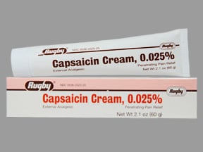 cvs capsaicin cream