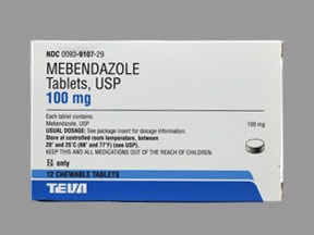 mebendazole 100mg tab chew