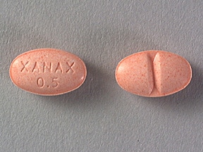 alprazolam 0.5mg pp peach round