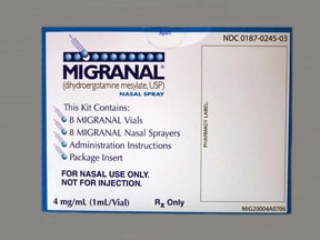 Migranal nasal : Uses, Side Effects, Interactions Migranal nasal : Uses, Side Effects, Interactions