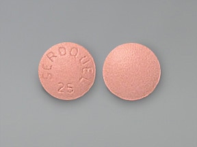 SEROQUEL 25 MG TABLET