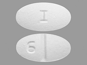 This medicine is a white, oval, scored, film-coated tablet imprinted with &...