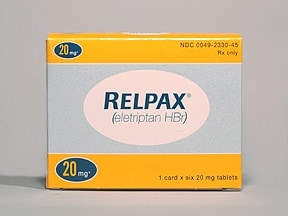 Relpax oral Drug information on Uses, Side Effects, Interactions, and ...