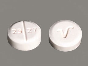 Results for:V,White,Round pill.