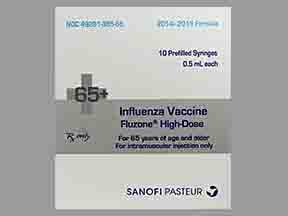 Fluzone High-Dose 2014-15 (PF) intramuscular : Uses, Side Effects ...